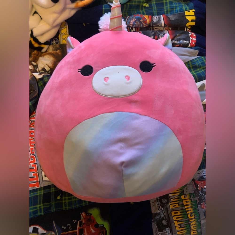 Pillow sized unicorn squishmallow!